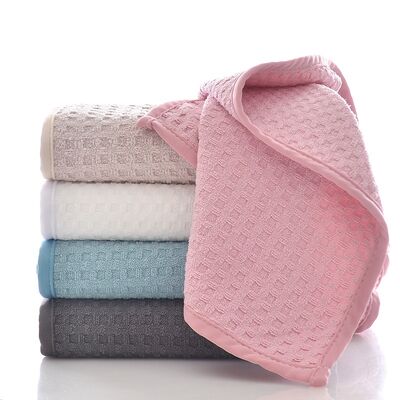 Good price 70x140cm Luxury Microfiber Bath Towels 400gsm Small Waffle Design online