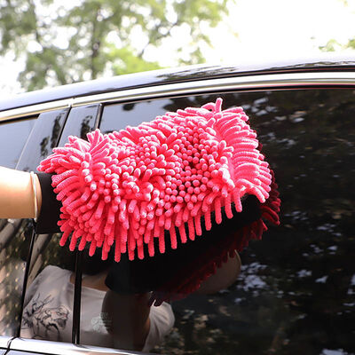 Bon prix Microfibre molle de gant de lavage de 17x26cm pour des véhicules à moteur et le ménage en ligne