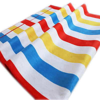 Good price 500gsm Polyester Waterproof Microfiber Beach Towel 75x150 online