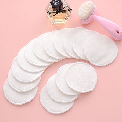 Good price 8x8cm Bamboo Or Cotton Microfiber Makeup Remover Cloth 0.5cm Thickness online