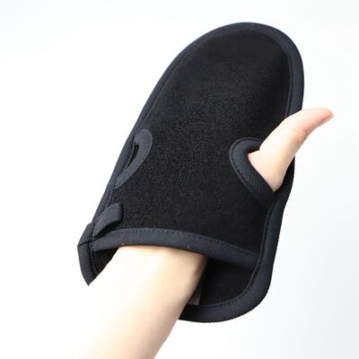 Good price Bamboo Fiber 22x12cm Exfoliating Scrub Glove 92 Percent Viscose 8 Percent Polyester online