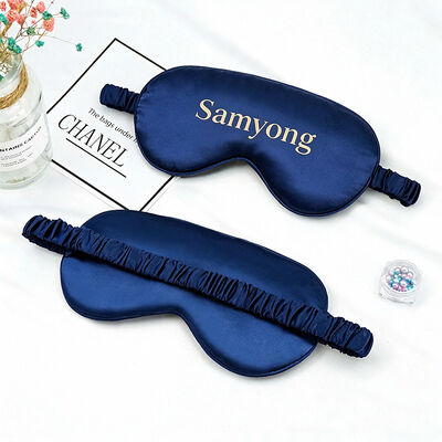 Goede prijs Print 9,5x20,5cm Satine slaap oogmasker gemaakt van 95% polyester 5% spandex online
